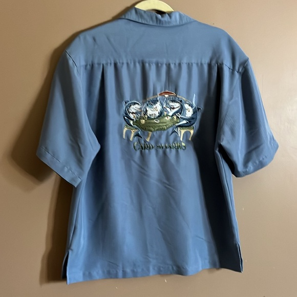 Card sharks poker player vacation style shirt. B7 - Picture 4 of 7